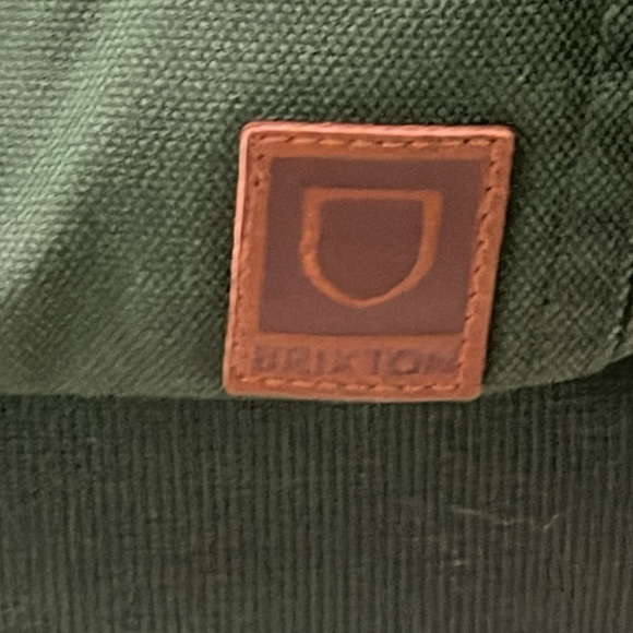 BRIXTON BUILDERS HOODED WARM WORK CANVAS JACKET GREEN ORANGE QUILTED TRUCKER XL - Picture 5 of 11